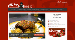 Desktop Screenshot of chezpapa13.com
